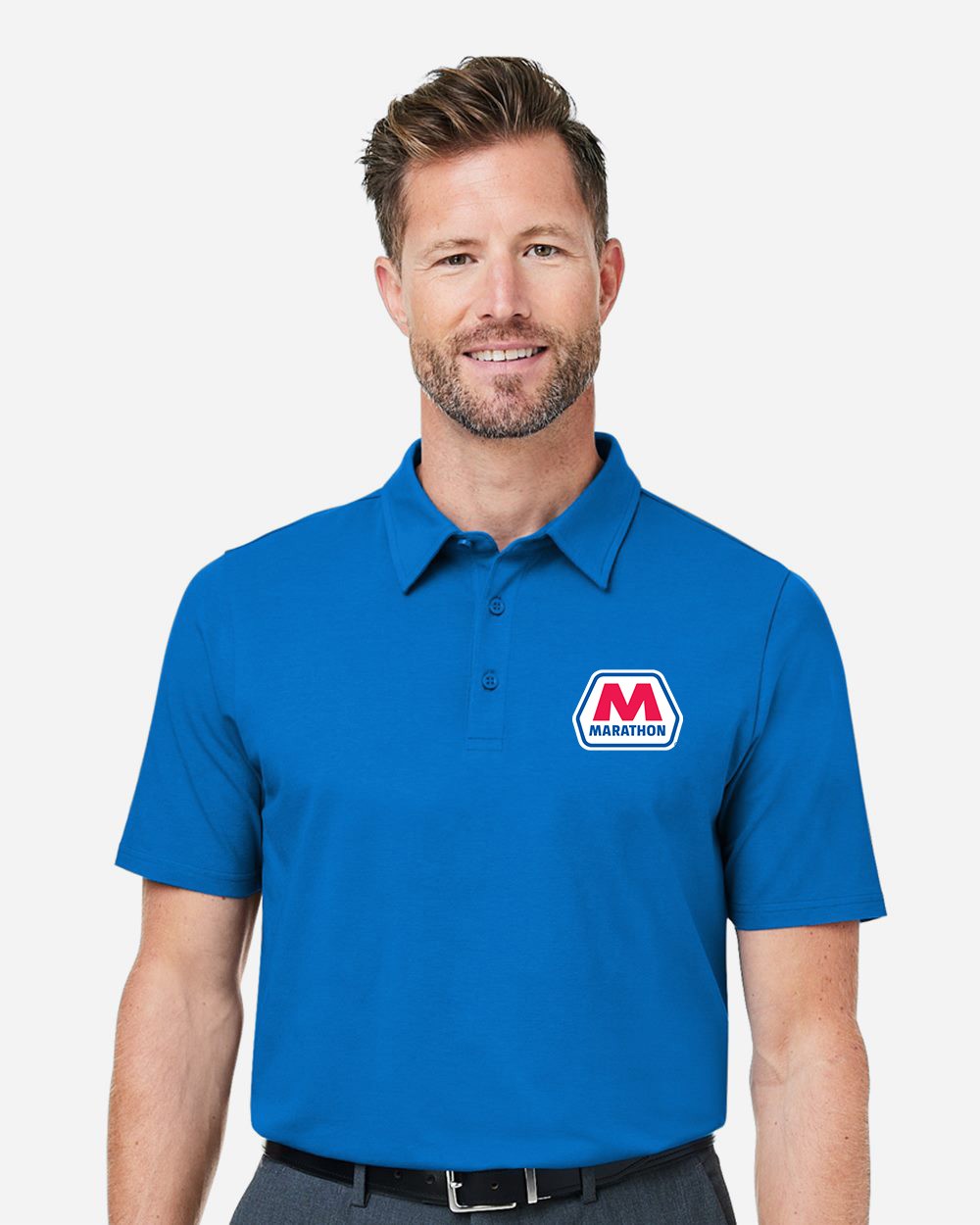 DG120 Marathon Men's Raleigh Stretch Polo